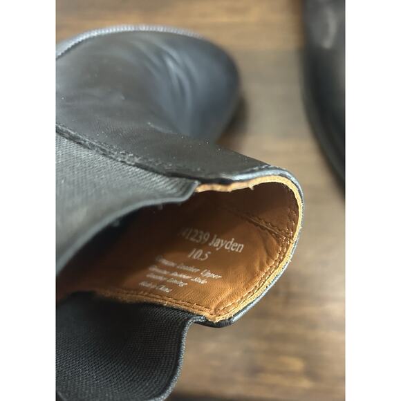Dunross & Sons Jayden Black Chelsea Boot US Mens Size 10.5 Perfect!! - Picture 7 of 7